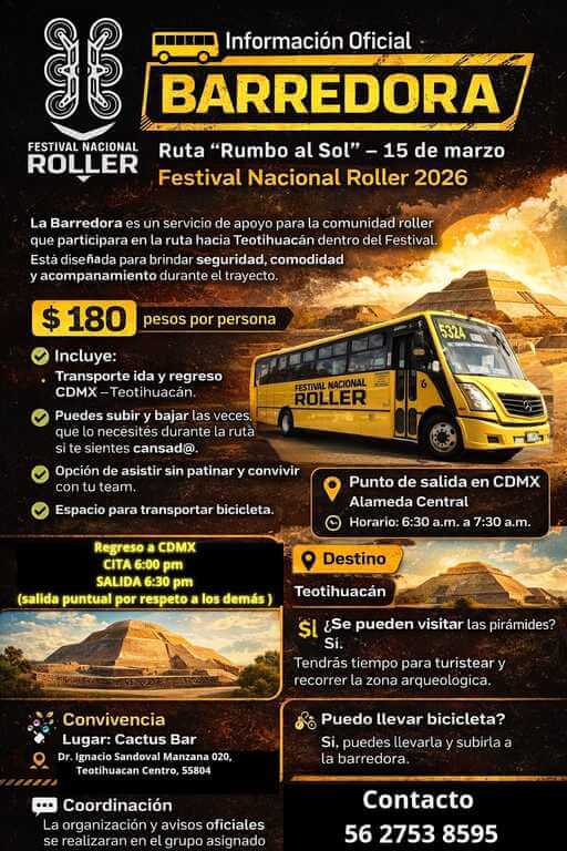 Barredora Teotihuacán